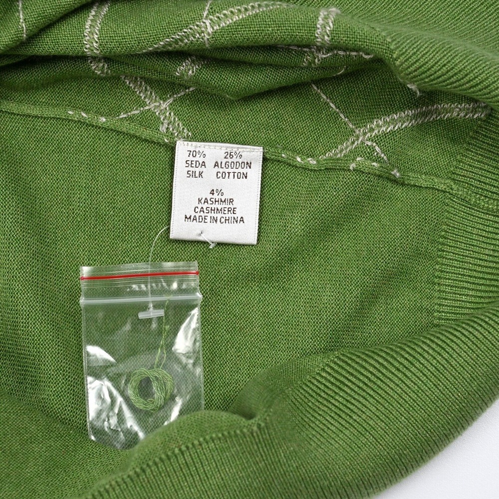 Peter Millar Sweater Vest Men's‎ Large 1/4 Zip Golf Silk Cashmere St. Andrews - Picture 9 of 11